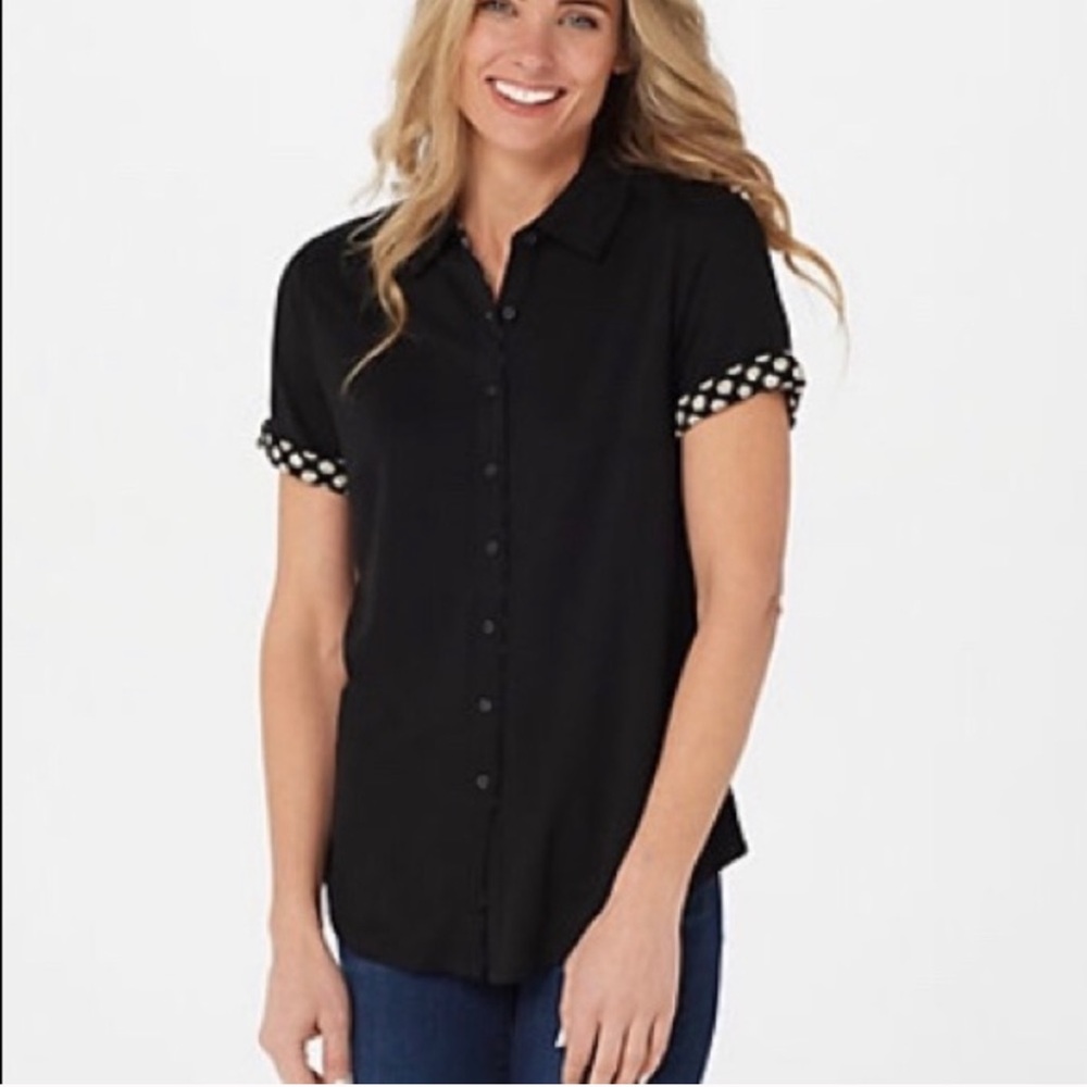 Issac Mizrahi top size 1X